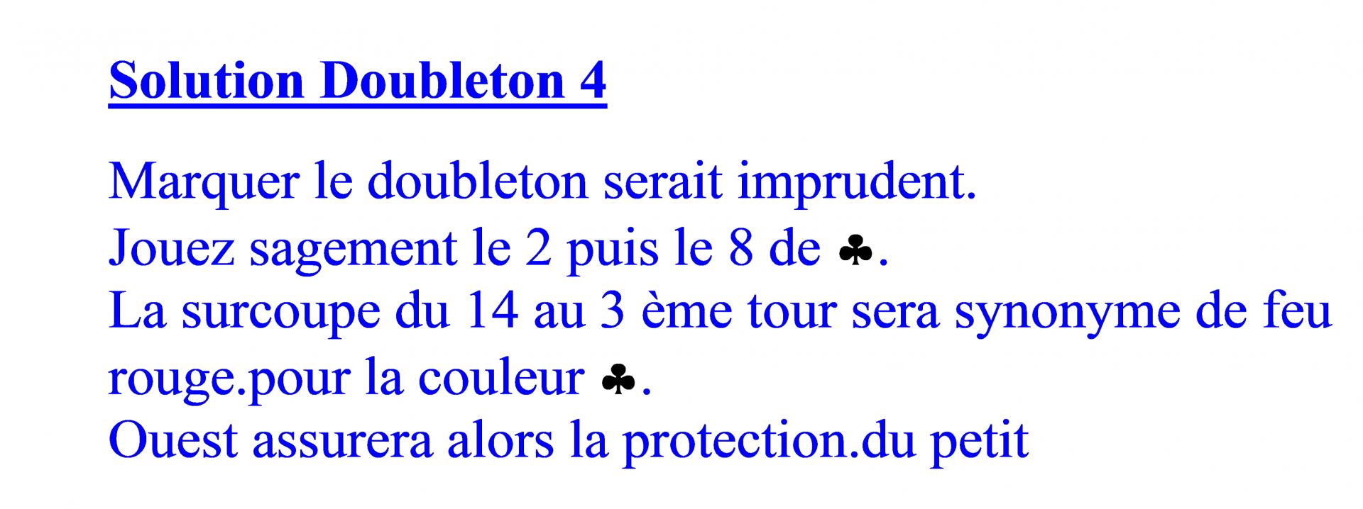 Doubleton 4 r