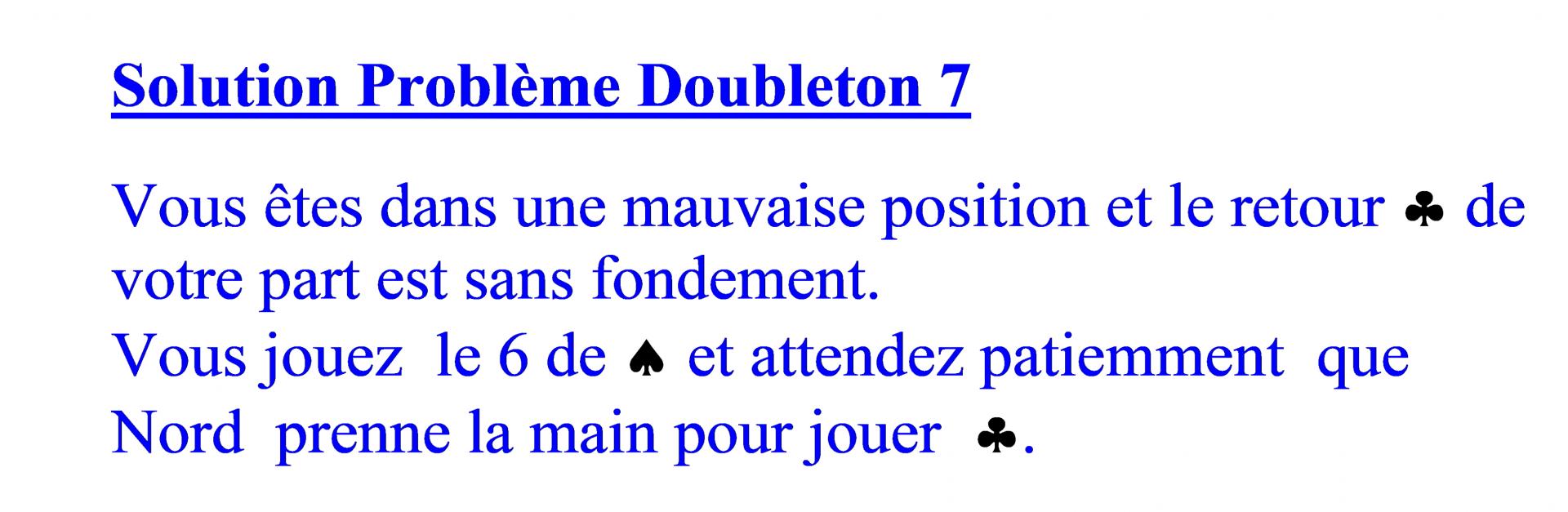 Doubleton 7 r
