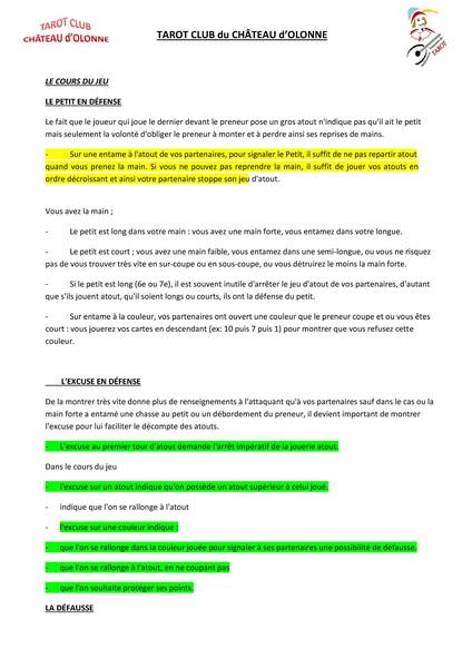 Tarot regles generales defense page 4